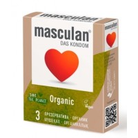 Презервативы "Masculan Organic", экологически чистые, 3 шт.